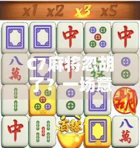 C7麻将忽胡了？一场意外中的智慧与运气博弈！
