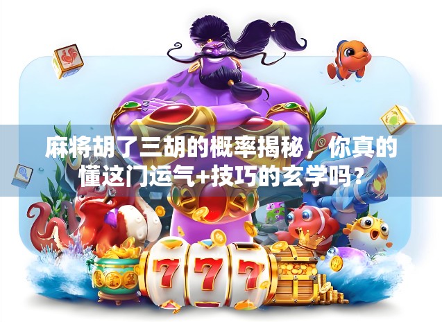 麻将胡了三胡的概率揭秘，你真的懂这门运气+技巧的玄学吗？